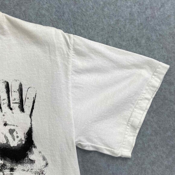 Encolor Hand Painted Designs T-Shirt Mens Small White‎ Cotton Graphic - Picture 10 of 10